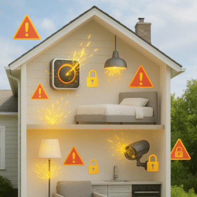 Hacked IOT smart home
